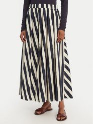 Weekend Max Mara Spódnica midi Duomo 2615101022 Granatowy Regular Fit. Niebieskie spódnice damskie Weekend Max Mara, bez wzorów, z bawełny, midi. Za 1,309.00 zł.