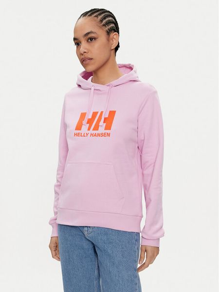 Helly Hansen Bluza Logo 2.0 34460 Różowy Regular Fit. Czerwone bluzy damskie Helly Hansen, xs, bez wzorów, z bawełny, bez kaptura. Za 249.99 zł.