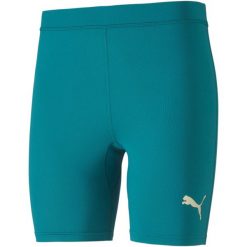 Spodenki męskie Puma Liga Baselayer Short Tight. Niebieskie szorty męskie Puma, m, bez wzorów, z materiału. Za 190.00 zł.