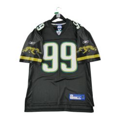 Second life - Męski czarny jersey NFL - Stan bardzo dobry. Czarne koszulki sportowe męskie Reebok, m, bez wzorów, z jersey, bez kołnierzyka, bez ramiączek, do piłki nożnej. Za 169.16 zł.