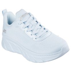 Buty sportowe damskie Skechers Bobs B Flex Hi Fly. Niebieskie obuwie sportowe damskie Skechers, bez wzorów, z materiału. Za 390.00 zł.