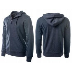Bluza dresowa dla mężczyzn Hi-tec Silian II. Niebieskie bluzy męskie Hi-tec, m, bez wzorów, z bawełny, bez kaptura. W wyprzedaży za 153.20 zł.