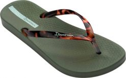 Ipanema Klapki damskie Ipanema Anat Connect zielone 83648-AJ405 37. Zielone klapki damskie Ipanema, bez wzorów, sportowe, bez obcasa. Za 85.98 zł.