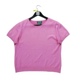 Second life - Damski różowy sweter - Stan dobry. Czerwone obuwie sportowe damskie Ralph Lauren, bez wzorów, sportowe, bez kołnierzyka, bez ramiączek, bez kaptura. Za 51.08 zł.