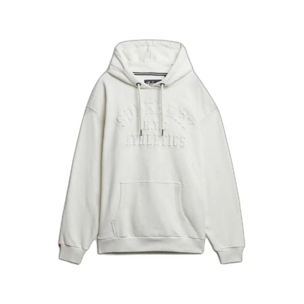 Bluza z kapturem Superdry Athletic Emboss. Białe bluzy męskie Superdry., s, bez wzorów, z kapturem. Za 397.90 zł.