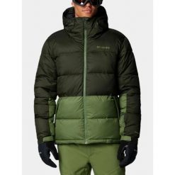 Kurtka Narciarska Męska Columbia Slope Style. Zielone kurtki snowboardowe męskie Columbia, m, bez wzorów, bez kaptura, narciarskie. Za 999.00 zł.