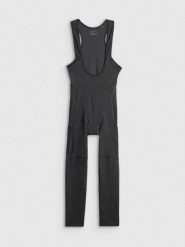 4F Długie spodnie kolarskie z szelkami męskie - czarne S. Czarne spodnie materiałowe męskie 4f, m, bez wzorów, z materiału. Za 299.99 zł.