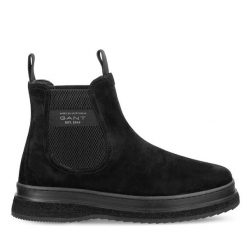 Sztyblety Gant. Czarne botki męskie GANT, bez wzorów, bez zapięcia. Za 579.99 zł.