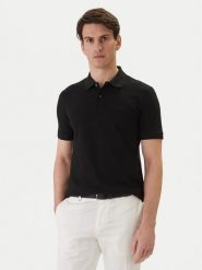 BOSS Polo Pallas 50553564 Czarny Regular Fit. Czarne koszulki polo męskie Boss, m, bez wzorów, z bawełny, bez ramiączek. Za 499.99 zł.