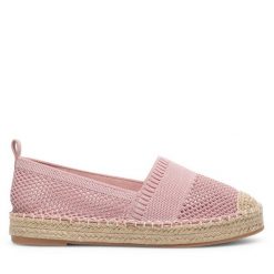 Espadryle Jenny Fairy. Czerwone espadryle damskie Jenny Fairy, bez wzorów, bez obcasa, bez zapięcia. Za 55.99 zł.
