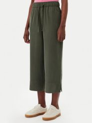 Tom Tailor Kuloty 1045438 Zielony Regular Fit. Zielone spodnie materiałowe damskie Tom Tailor, bez wzorów, z wiskozy. Za 189.99 zł.
