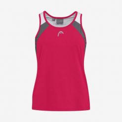 Koszulka bez rękawów dla dziewczynek CLUB 22 Tank Top. Czerwone t-shirty i topy dla dziewczynek Head, bez wzorów, z dżerseju, bez ramiączek. W wyprzedaży za 101.50 zł.