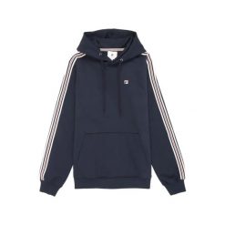 Bluza z kapturem Fila Biella Regular. Niebieskie bluzy męskie Fila, m, z aplikacjami, z bawełny, z kapturem. Za 342.50 zł.