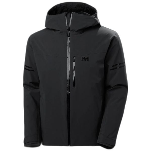 Kurtka narciarska Helly Hansen swift team. Czarne kurtki męskie Helly Hansen, m, bez wzorów, z materiału, długie, bez kaptura, narciarskie, primaloft. Za 1,181.50 zł.