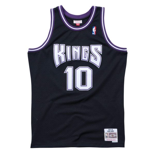 Koszulka Nba Sacramento Kings Mike Bibby. Czarne koszulki sportowe męskie Mitchell & Ness, bez wzorów, bez kołnierzyka, bez ramiączek, do koszykówki. Za 517.00 zł.