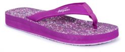 2058 Trespass Caladesi - damskie klapki typu stringi, fioletowa orchidea. Czerwone klapki damskie 2117 OF SWEDEN, bez wzorów, z materiału. Za 159.99 zł.