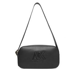 Torebka Armani Exchange. Czarne torebki do ręki damskie Armani Exchange, bez wzorów, klasyczne, bez dodatków. Za 489.99 zł.