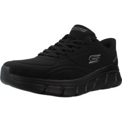 Buty SKECHERS BOBS B FLEX - SMOOTH EDGE Czarny. Czarne trekkingi męskie Skechers, na fitness i siłownię. Za 318.99 zł.