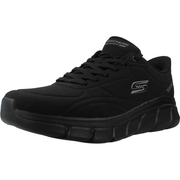 Buty SKECHERS BOBS B FLEX - SMOOTH EDGE Czarny. Czarne trekkingi męskie Skechers, na fitness i siłownię. Za 321.99 zł.