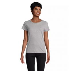 Dopasowana koszulka T-shirt z jerseyu dla kobiet Sol's Pioneer. Żółte t-shirty damskie SOL'S, s, bez wzorów, z bawełny, bez kołnierzyka. Za 52.15 zł.