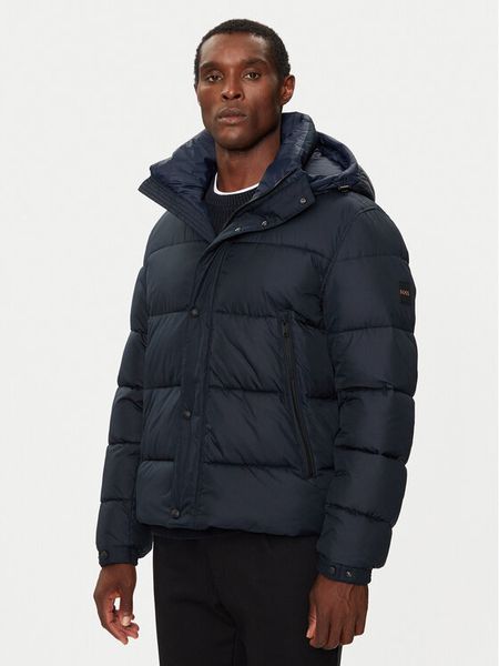 BOSS Kurtka zimowa Omaris 50528573 Granatowy Regular Fit. Niebieskie kurtki męskie Boss, na zimę, m, bez wzorów, z syntetyku, bez kaptura. Za 1,039.00 zł.