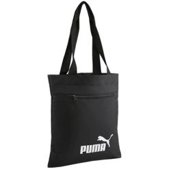 Torba Puma Phase Packable Shopper. Czarne torebki shopper damskie Puma, bez wzorów, z materiału, wakacyjne, na ramię, bez dodatków. Za 134.30 zł.