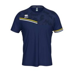 T-Shirt Errea Evan Maglia Mc Ad Dorośli. Niebieskie t-shirty męskie ERREA, s, bez wzorów, z materiału, sportowe, bez kołnierzyka. Za 195.00 zł.