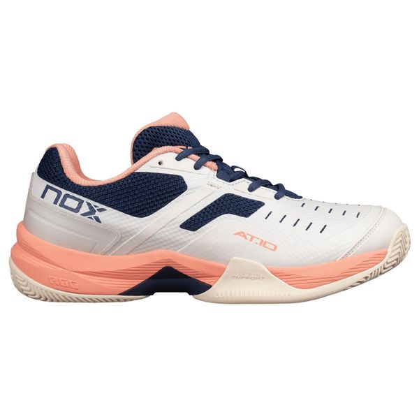 Buty do padla Nox AT10 Pro. Brązowe obuwie sportowe damskie NOX, bez wzorów, z materiału, na fitness i siłownię. Za 510.45 zł.