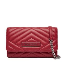 Torebka Armani Exchange. Czerwone torebki do ręki damskie Armani Exchange, bez wzorów, wizytowe, bez dodatków. Za 479.99 zł.