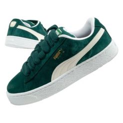 Buty Puma Suede Xl 395205 21 zielone. Zielone obuwie sportowe damskie bez wzorów, z gumy, Puma Suede. Za 414.66 zł.