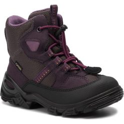 Śniegowce ECCO - Snowboarder GORE-TEX 72123259336 Black/Night Shade/Slate. Fioletowe buty zimowe dziewczęce ecco, z futra, bez zapięcia. W wyprzedaży za 219.00 zł.