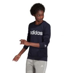 Bluza damska adidas Essentials Logo. Białe bluzy damskie Adidas, m, bez wzorów, z materiału, bez kaptura, na fitness i siłownię. Za 234.50 zł.