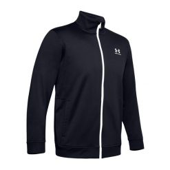 Bluza męska Under Armour Sportstyle Tricot. Czarne bluzy męskie Under Armour, m, bez wzorów, bez kaptura. Za 189.99 zł.