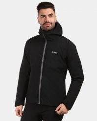 Męska kurtka outdoorowa Kilpi SONNA-M. Czarne kurtki męskie Kilpi, l, bez wzorów, z materiału, bez kaptura. Za 576.97 zł.
