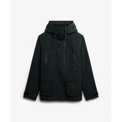 Kurtka wodoodporna z kapturem Superdry. Zielone kurtki męskie Superdry., m, bez wzorów, z kapturem. Za 516.60 zł.