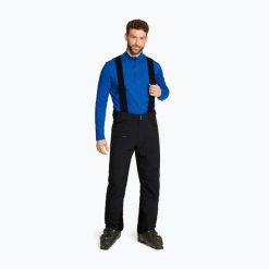 Spodnie narciarskie męskie ZIENER Tronador black 244206.12. Czarne spodnie snowboardowe męskie Ziener, m, bez wzorów, z materiału, narciarskie. Za 729.99 zł.