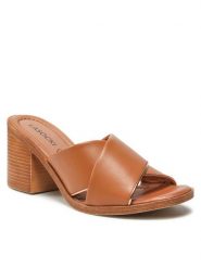 Lasocki Klapki ARC-2289-03 Brązowy. Brązowe klapki damskie Lasocki, bez wzorów, ze skóry, bez obcasa. Za 179.99 zł.