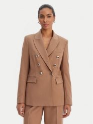 Morgan Marynarka 261-VFALI.F Brązowy Slim Fit. Brązowe żakiety damskie Morgan, bez wzorów, z wiskozy. Za 479.99 zł.