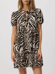 Strukturalna sukienka mini - wielobarwny. Sukienki damskie Reserved, l, bez wzorów, z dzianiny, bez kołnierzyka, bez ramiączek, mini, rozkloszowane. W wyprzedaży za 35.99 zł.