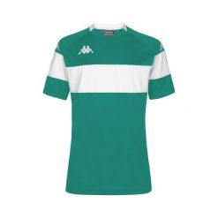 Jersey Kappa Dareto. Białe koszulki sportowe męskie Kappa, bez wzorów, z jersey, bez kołnierzyka, bez ramiączek, do piłki nożnej. Za 168.50 zł.
