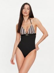 Max Mara Beachwear Strój kąpielowy Clotilde 2416831229 Czarny. Czarne kostiumy jednoczęściowe damskie Max Mara Beachwear, bez wzorów, z syntetyku. Za 899.99 zł.