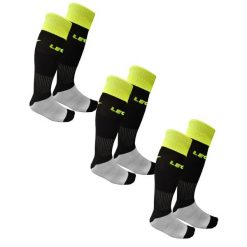 Skarpety piłkarskie C164 czarne 3 pary. Czarne legginsy sportowe męskie Legea, bez wzorów. W wyprzedaży za 76.50 zł.