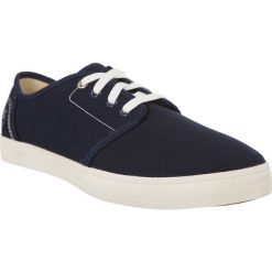 Timberland niebieskie Newport Bay 8GD. Niebieskie trampki męskie Timberland, bez wzorów, bez zapięcia. W wyprzedaży za 299.00 zł.