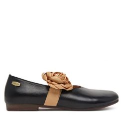 Baleriny Laura Vita. Czarne baleriny damskie Laura Vita, bez wzorów, bez obcasa. Za 449.99 zł.