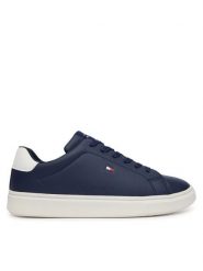 Tommy Hilfiger Sneakersy T3X9-35233-1355A474 D Granatowy. Niebieskie buty sportowe chłopięce Tommy Hilfiger, bez wzorów, ze skóry, bez zapięcia. Za 329.99 zł.