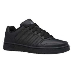 Męskie Powlekane Skórzane Buty Sportowe. Czarne trekkingi męskie K-SWISS, trekkingowe. Za 159.00 zł.