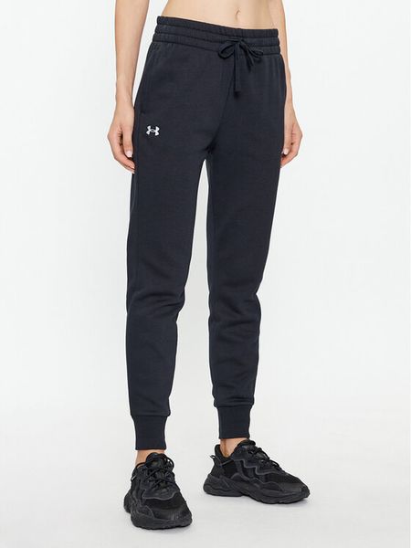 Under Armour Spodnie dresowe Ua Rival Fleece Jogger 1379438 Czarny Loose Fit. Czarne spodnie dresowe damskie Under Armour, xl, bez wzorów, z bawełny. Za 169.99 zł.