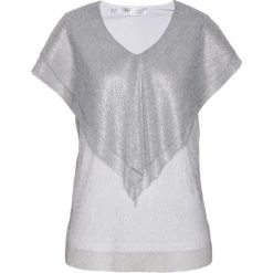 Shirt z wolantami bonprix srebrny. Bluzki damskie marki bonprix. Za 89.99 zł.