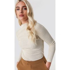 Trendyol Błyszcząca bluzka - Beige,Nude. Bluzki damskie marki Trendyol. Za 80.95 zł.