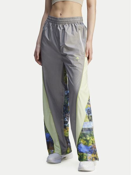 Adidas by Stella McCartney Spodnie dresowe Earth Collage JG5794 Szary Loose Fit. Szare spodnie dresowe damskie adidas by Stella McCartney, m, bez wzorów, z dresówki. Za 429.99 zł.